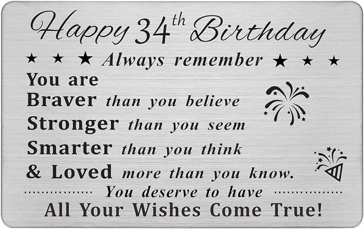 34th Birthday Captions: Celebrate Another Year of Fabulous You! 34th Birthday Captions