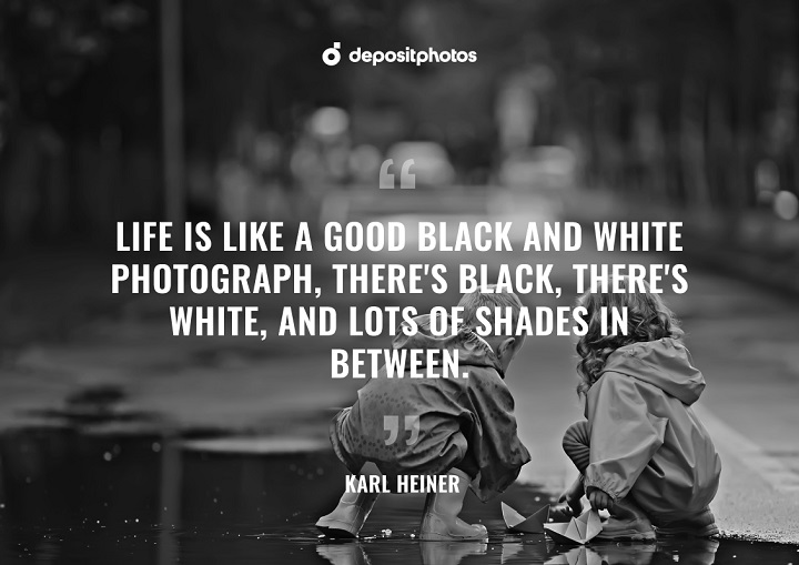 Embracing Contrast: Black and White Quotes for Instagram Black and White Quotes for Instagram