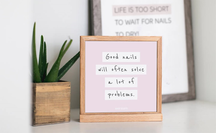 Nailing it: Captions for Your Instagram Nail Posts nails quote