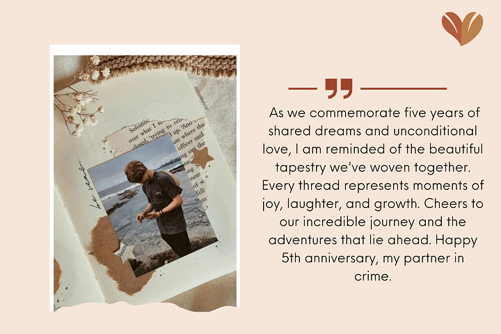 Celebrating 5 Years of Togetherness: Quotes to Mark the Milestone tt